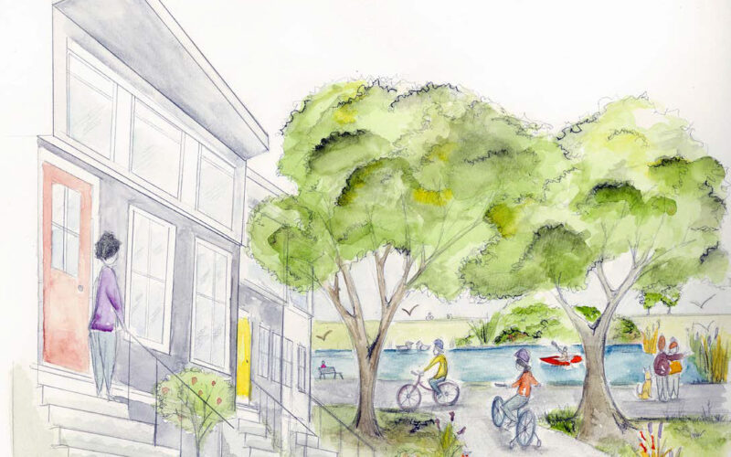 Artist conceptual rendering of Cable Greens future development.